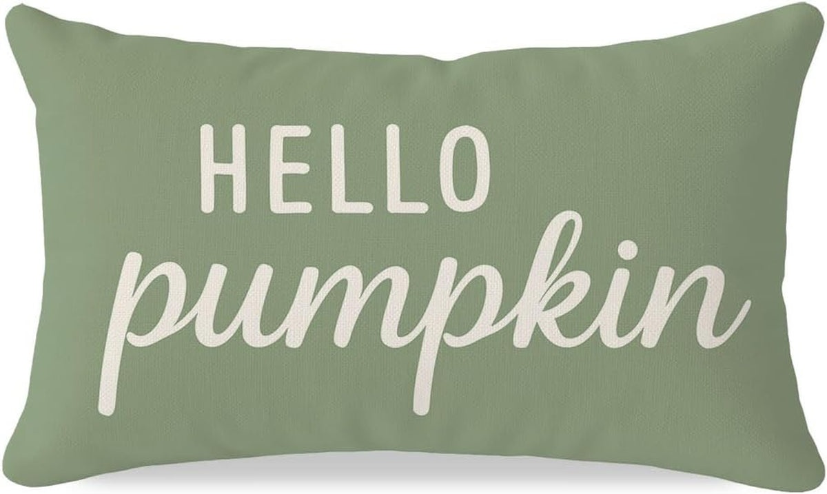 Fall Throw Pillow Covers 12X20, Fall Decorations for Home