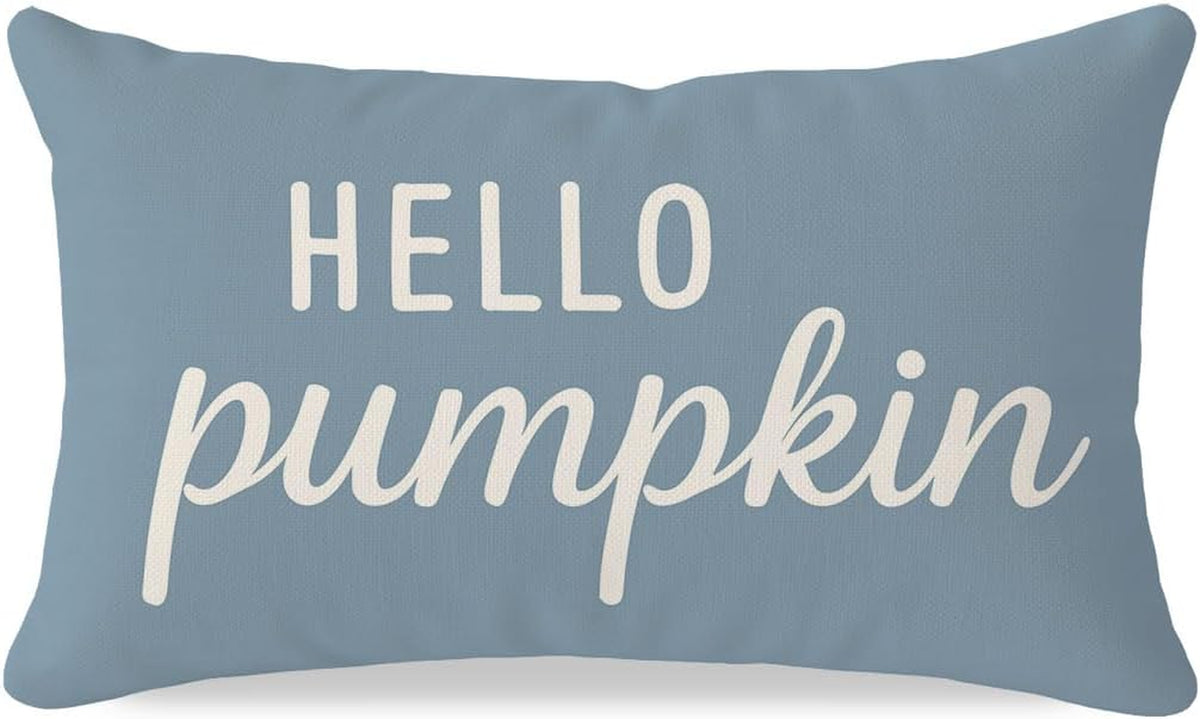 Fall Throw Pillow Covers 12X20, Fall Decorations for Home