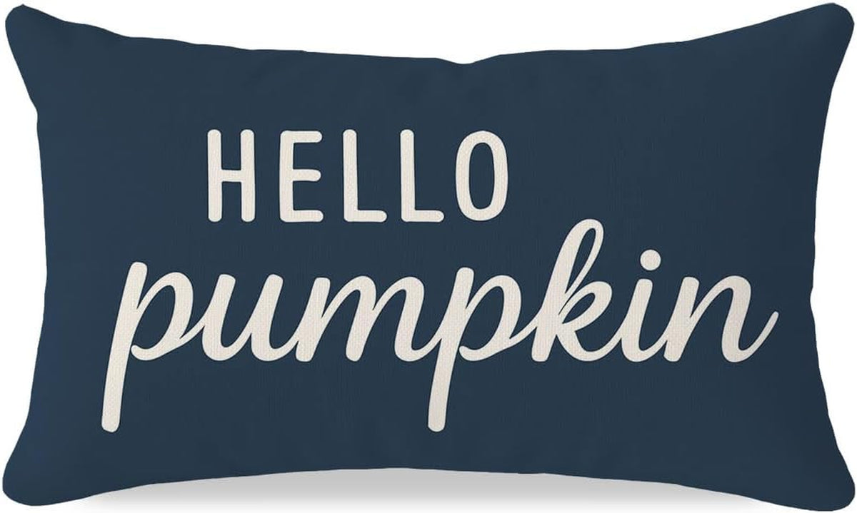 Fall Throw Pillow Covers 12X20, Fall Decorations for Home