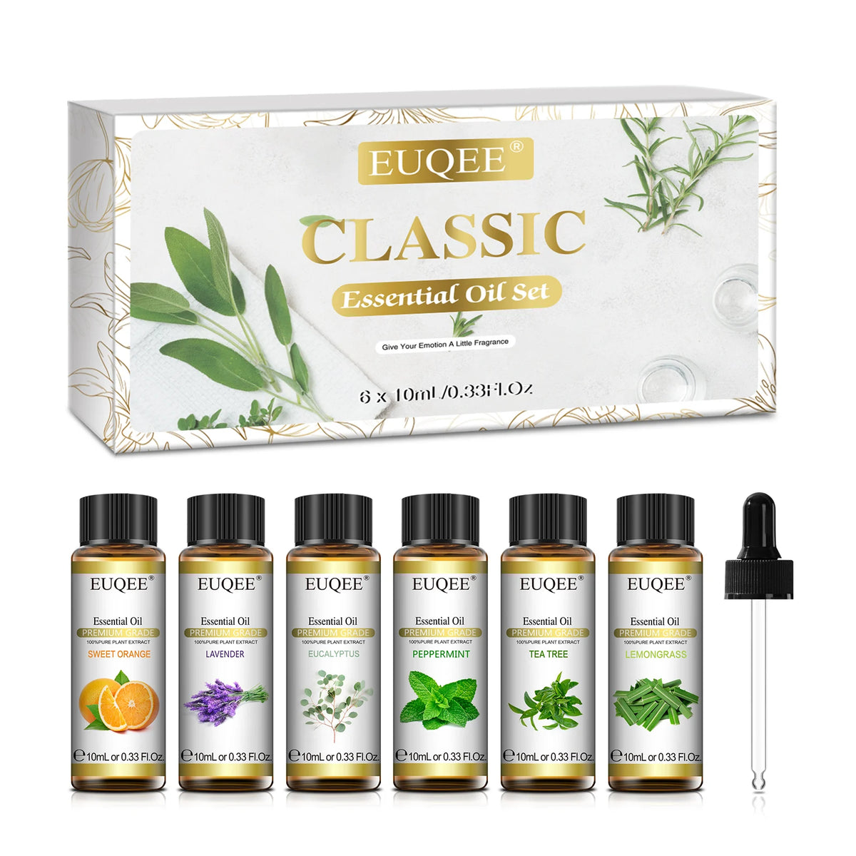 Cozy Home Essential Oil Set — 6 × 10ml
