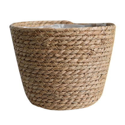 Woven Seagrass Plant Basket — Natural Pot Cover