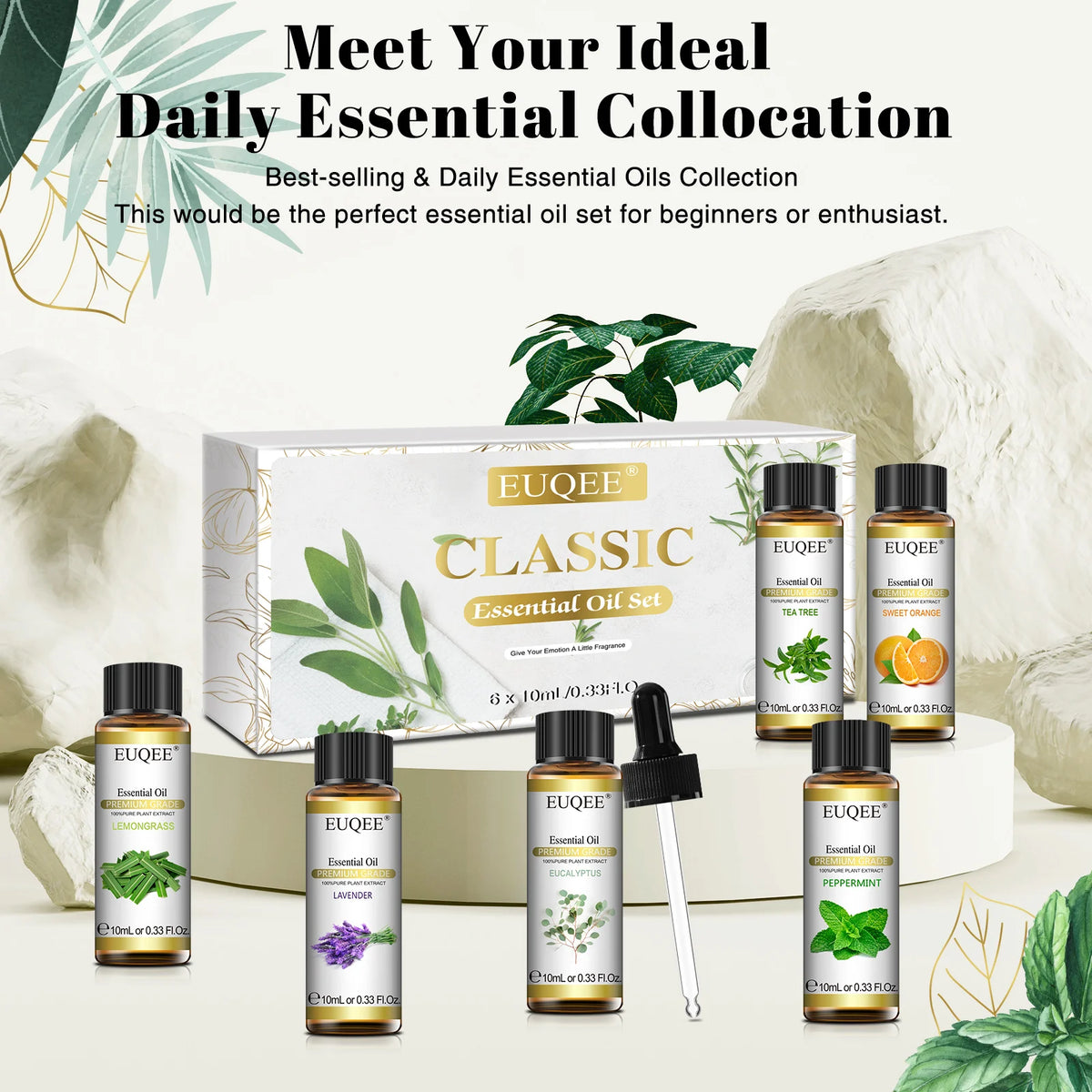 Cozy Home Essential Oil Set — 6 × 10ml