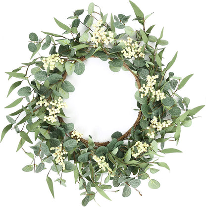 22" Fall Wreath for Front Door Pumpkin Artificial Wall Decor Autumn