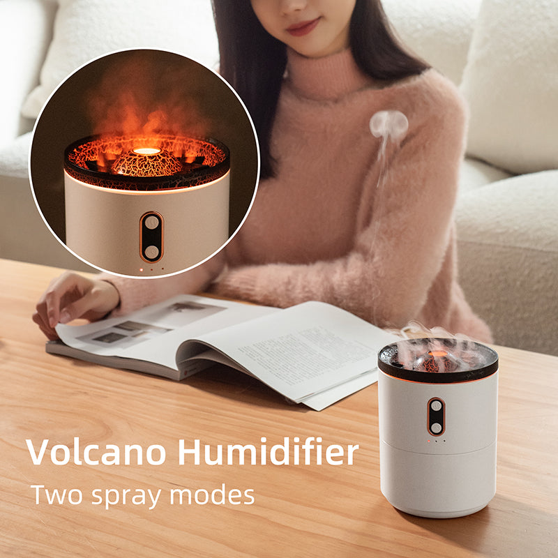 Volcano Flame Diffuser — Jellyfish Mist, USB