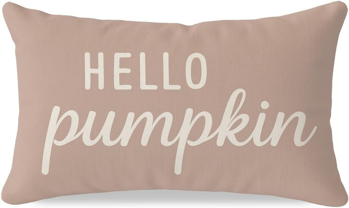 Fall Throw Pillow Covers 12X20, Fall Decorations for Home