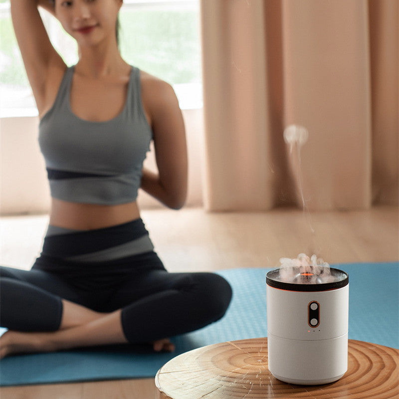 Volcano Flame Diffuser — Jellyfish Mist, USB