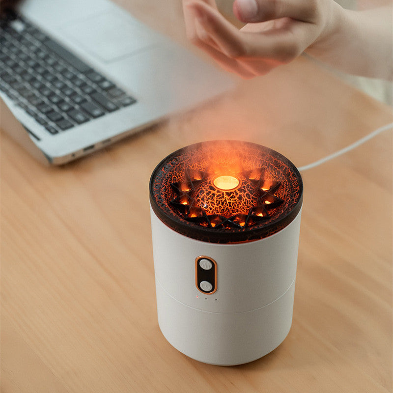 Volcano Flame Diffuser — Jellyfish Mist, USB