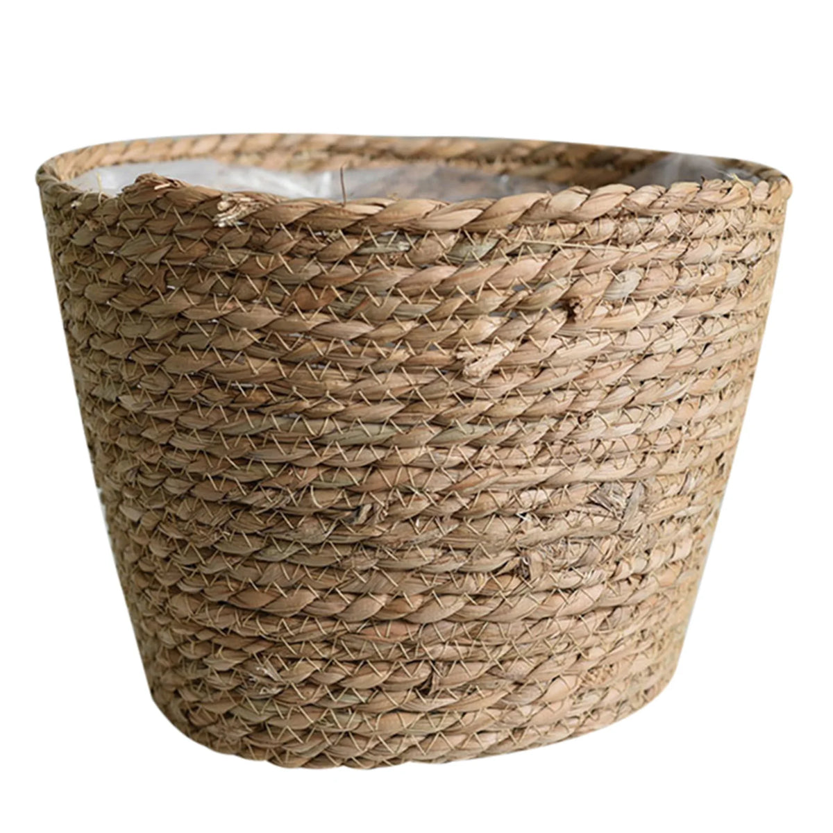 Woven Seagrass Plant Basket — Natural Pot Cover