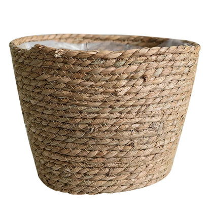 Woven Seagrass Plant Basket — Natural Pot Cover