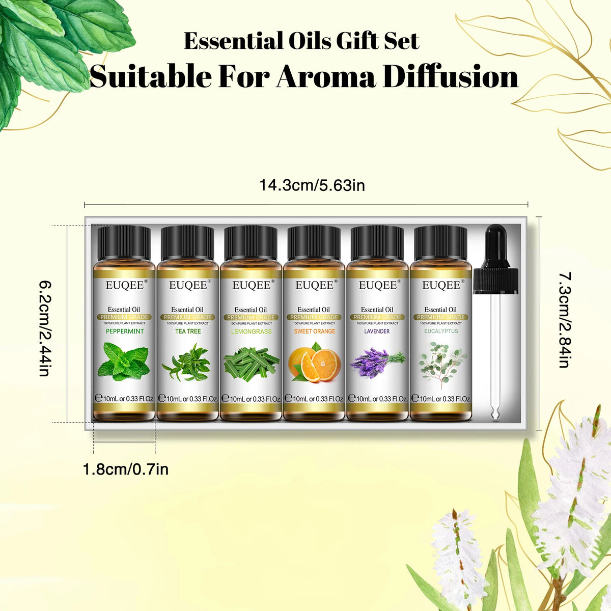 Cozy Home Essential Oil Set — 6 × 10ml