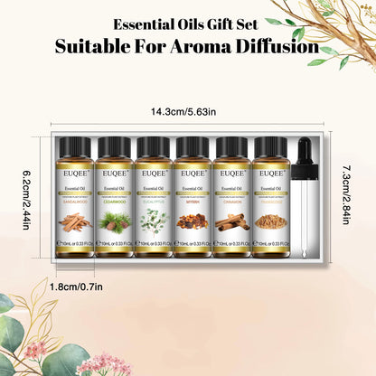 Cozy Home Essential Oil Set — 6 × 10ml