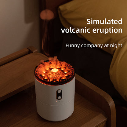 Volcano Flame Diffuser — Jellyfish Mist, USB