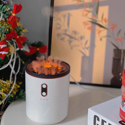 Volcano Flame Diffuser — Jellyfish Mist, USB